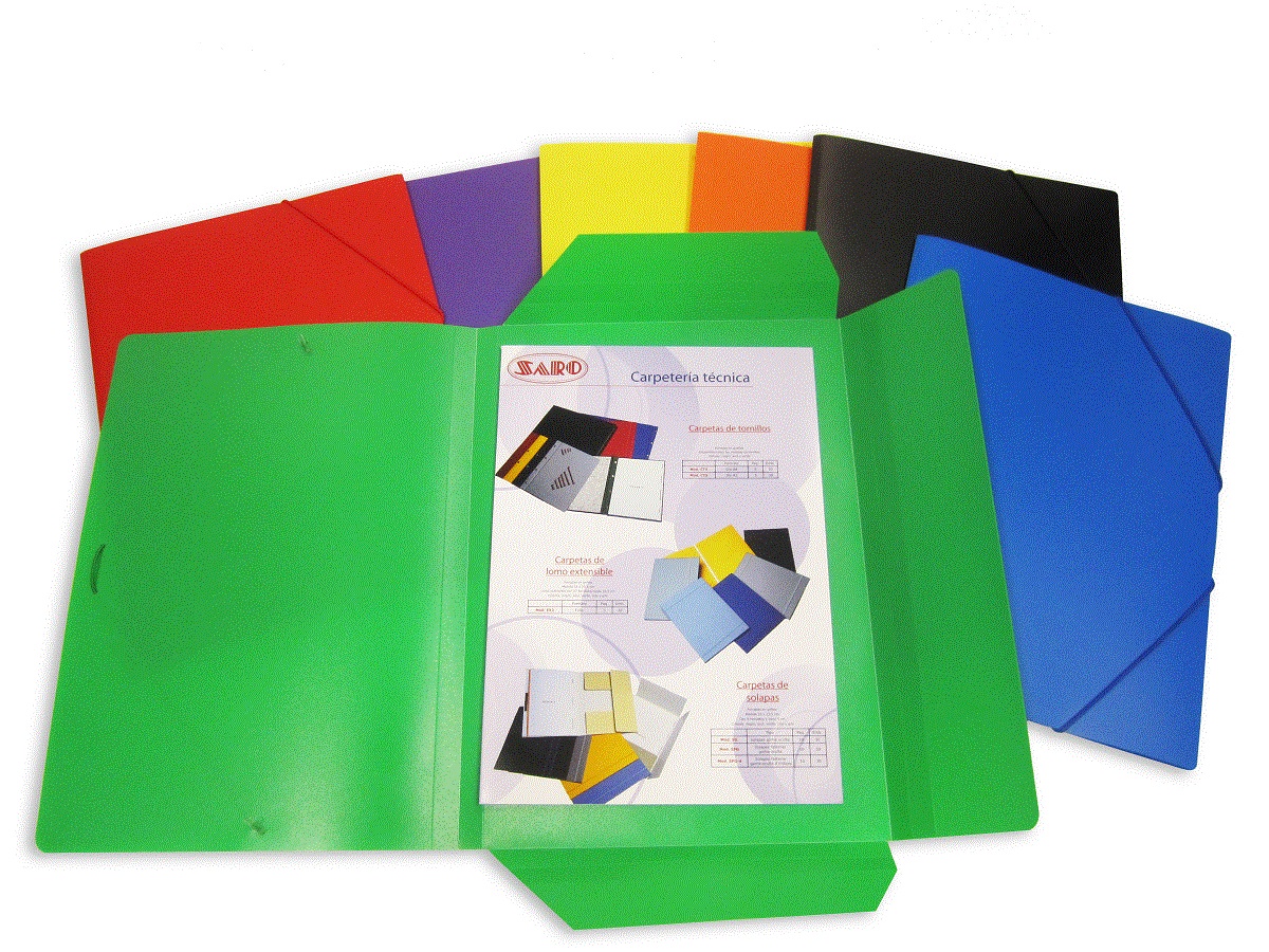 Producto:  Carpeta solapas folio Colores Opacos